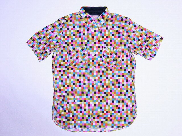 Dry Bones[ドライボーンズ] ワークシャツ SPICE 半袖 DS-1836 Printed Work Shirt (MULTI) 送料無料【s..