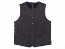 FULLCOUNT ブラウンズビーチ アーリーベスト BBJ-001 ベスト BROWN'S BEACH EARLY VEST ビーチクロス (オックスフォードグレー) 送料無料 代引き手数料無料