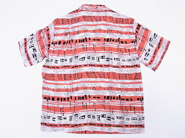 STAR OF HOLLYWOOD[スターオブハリウッド] オープンシャツ ATOMIC STRIPES SH37882 半袖 オープンカラーシャツ (ピンク) 送料無料 代引き手数料無料