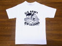 HELLER'S CAFE[ヘラーズカフェ] Tシャツ U.S. ARMY HC-M21 (オフホワイト)