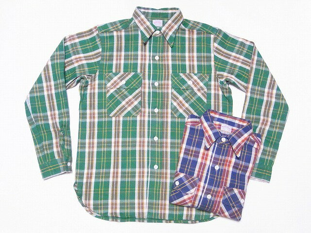 WAREHOUSE ウエアハウス ネルシャツ C柄 3104 フランネルシャツ FLANNEL SHIRTS チェック (NON-WASH) 送料無料 代引き手数料無料