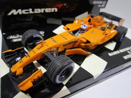 ミニチャンプス 【中古】 マクラーレン メルセデス MP4-21 K.ライコネン 2006 ★1/43 ミニカーのサムネイル