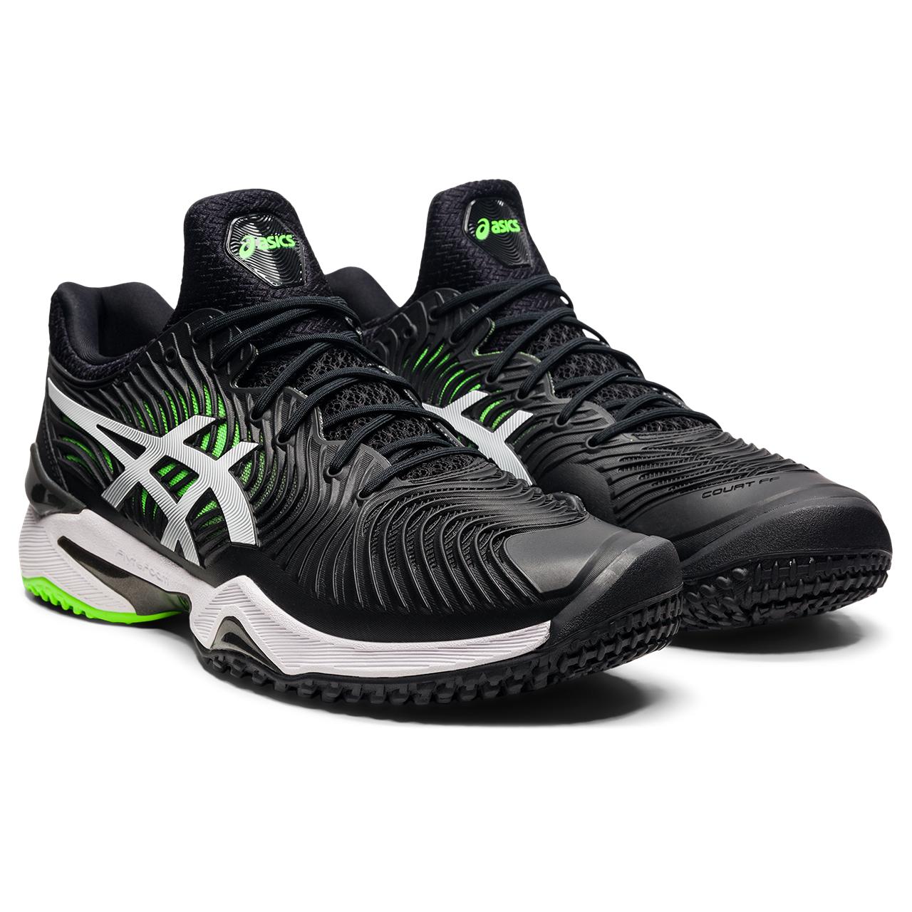 asics アシックス オムニクレー用テニスシューズ COURT FF2 OC コート FF 2 OC／メンズ （005）ブラック／グリーンゲッコー 1041A084 005