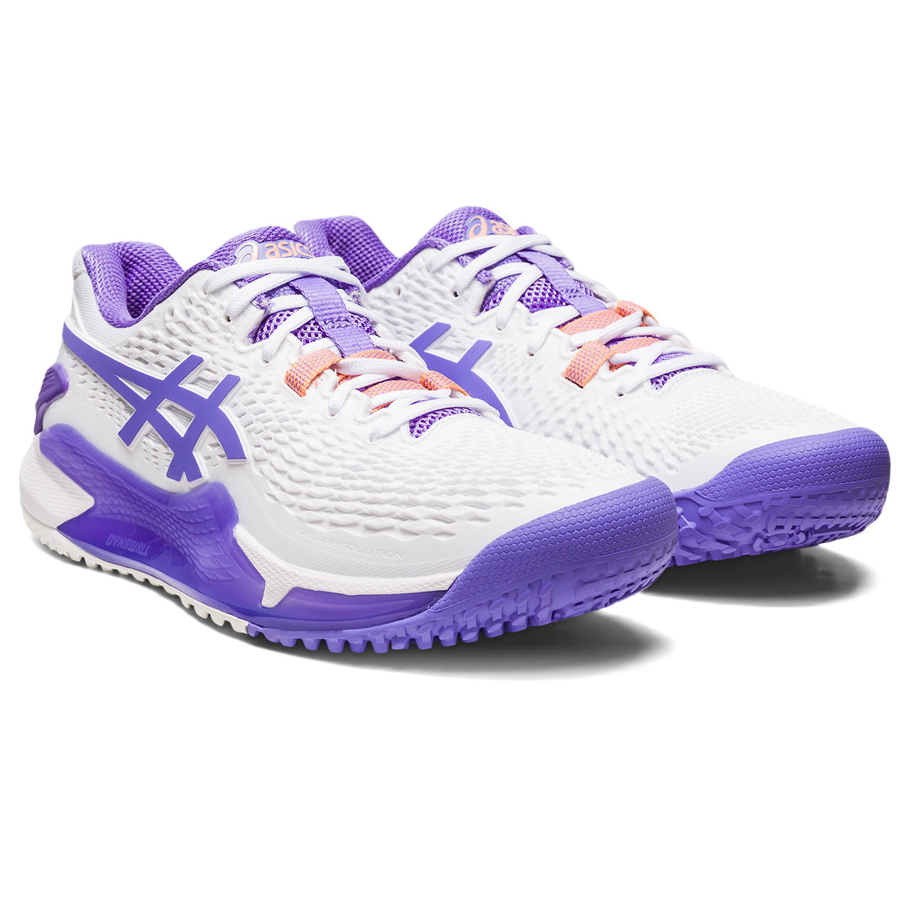 å asics ƥ˥塼 ǥ GEL-RESOLUTION 9 OC 쥾塼9 ˡ졼 1042A225-101 White/Amethyst