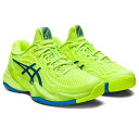 asics アシックス オールコート用レディーステニスシューズ COURT FF3 Women's コート FF 3 Hazard Green/Reborn B...