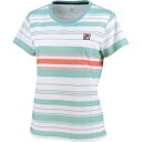 フィラ FILA テニスウェア レディース ゲームシャツ VL1940 2019SS ミネラルブルー(12)(4)