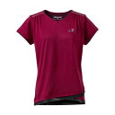 2024年秋冬発売モデル Babolat バボラ テニスウェア レディス VS SHORT SLEEVE SHIRT VS ショートスリーブシャツ BWG4371 RD00