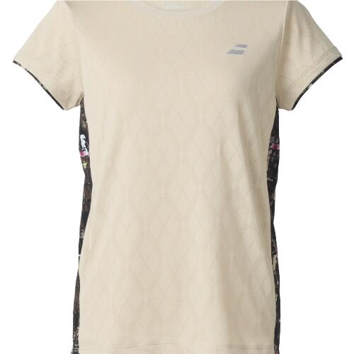 2025年秋冬発売モデル Babolat バボラ テニスウェア レディス PURE SHORT SLEEVE SHIRT PURE ショートスリーブシャツ BWG5373 BG00