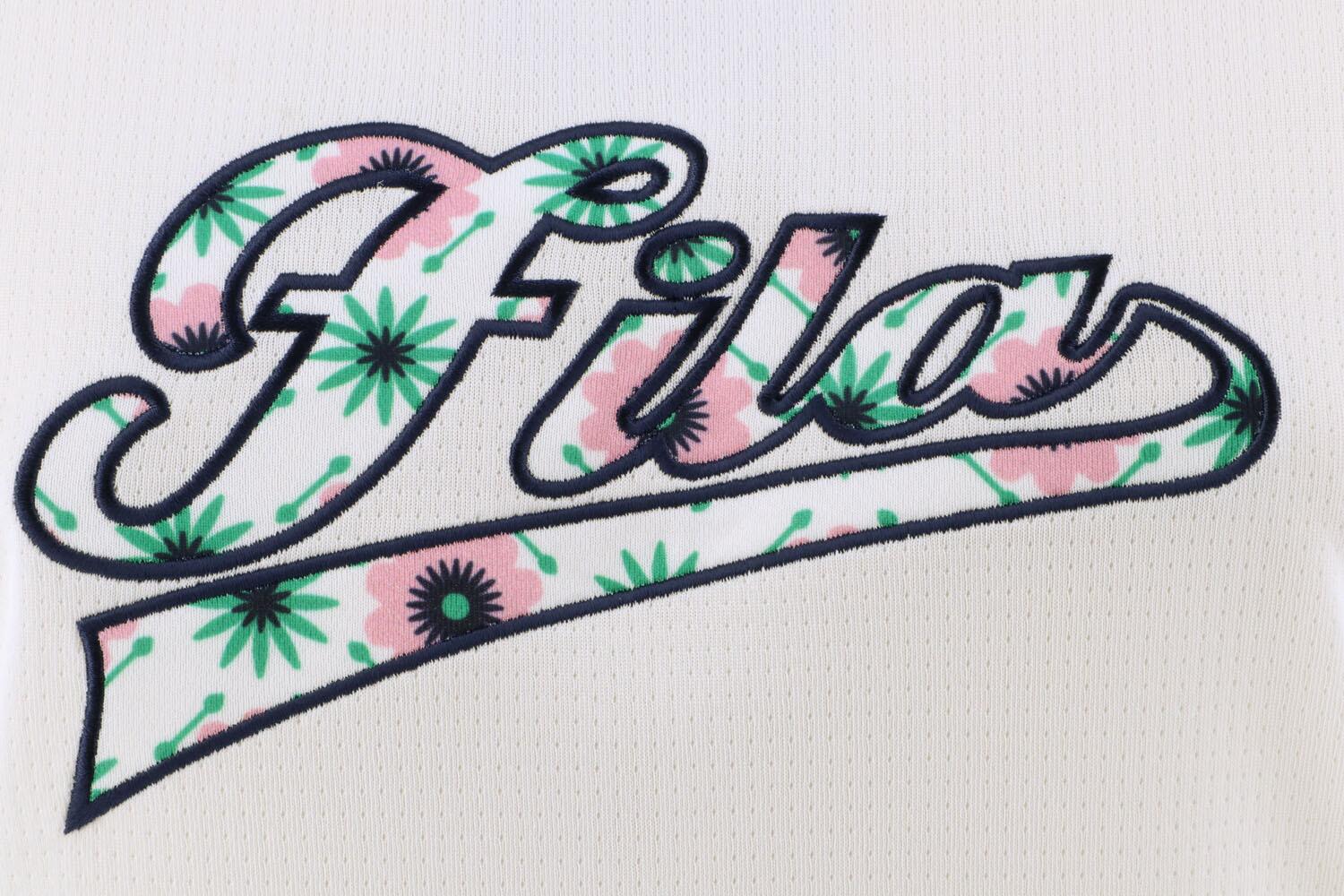 Fila レディースウェア 数量は多 22ss フィラ レディース テニスウェア アップリケtシャツ Vl2465 01