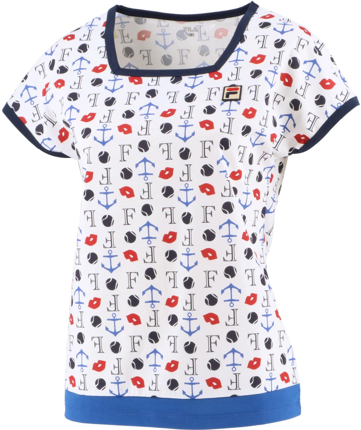 2022SS フィラ FILA テニスウェア レディース ゲームシャツ VL2457-01