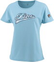 2023SS フィラ FILA テニスウェア レディース アップリケTシャツ VL2586　マリンブルー(29)