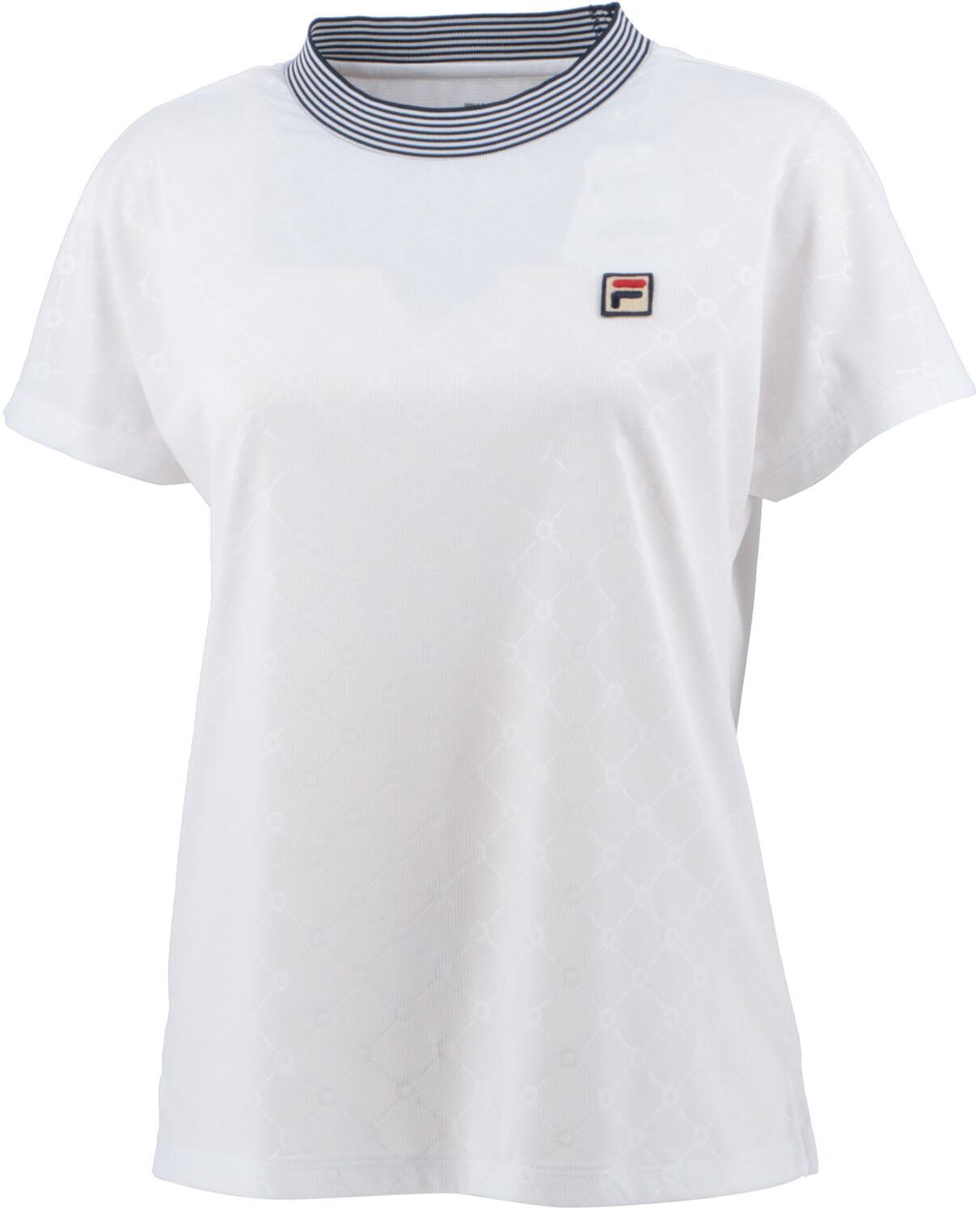 2023SS フィラ FILA テニスウェア レディース ゲームシャツ VL2603 ホワイト(01)