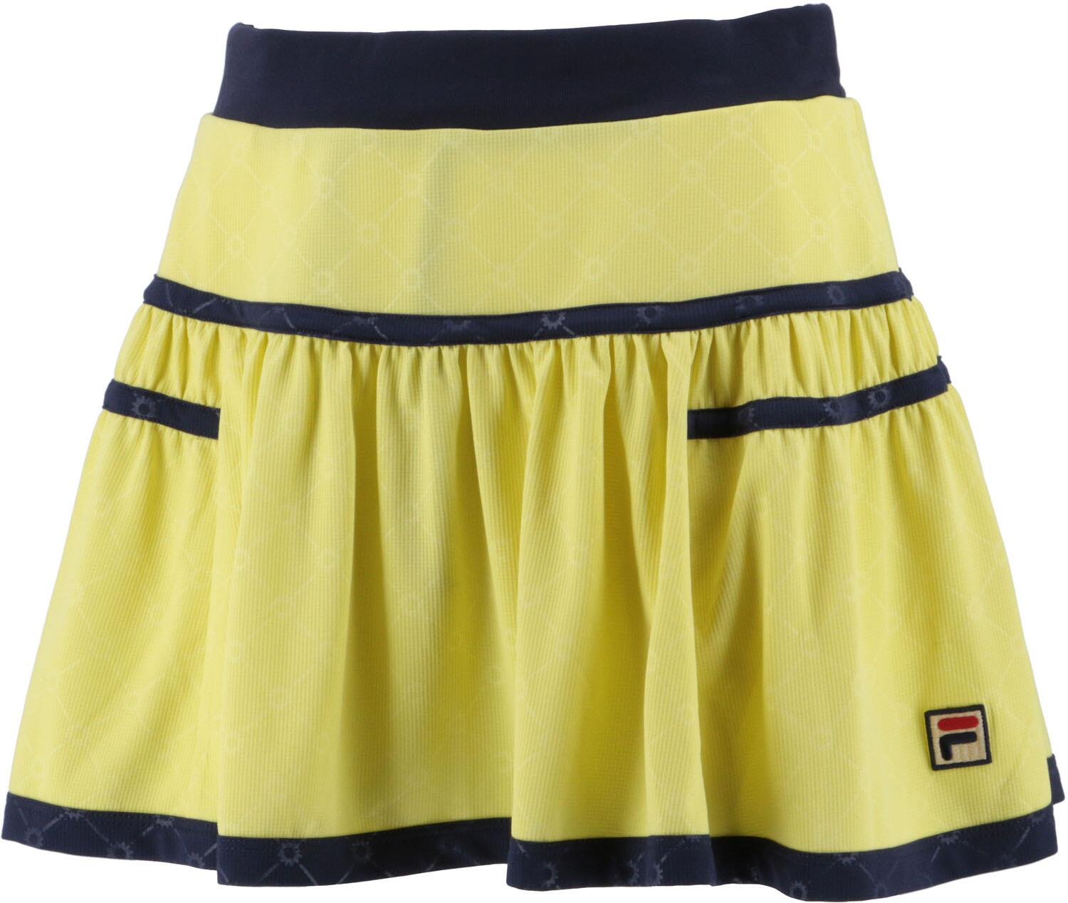 2023SS フィラ FILA テニスウェア レディース スコート VL2605 イエロー(18)