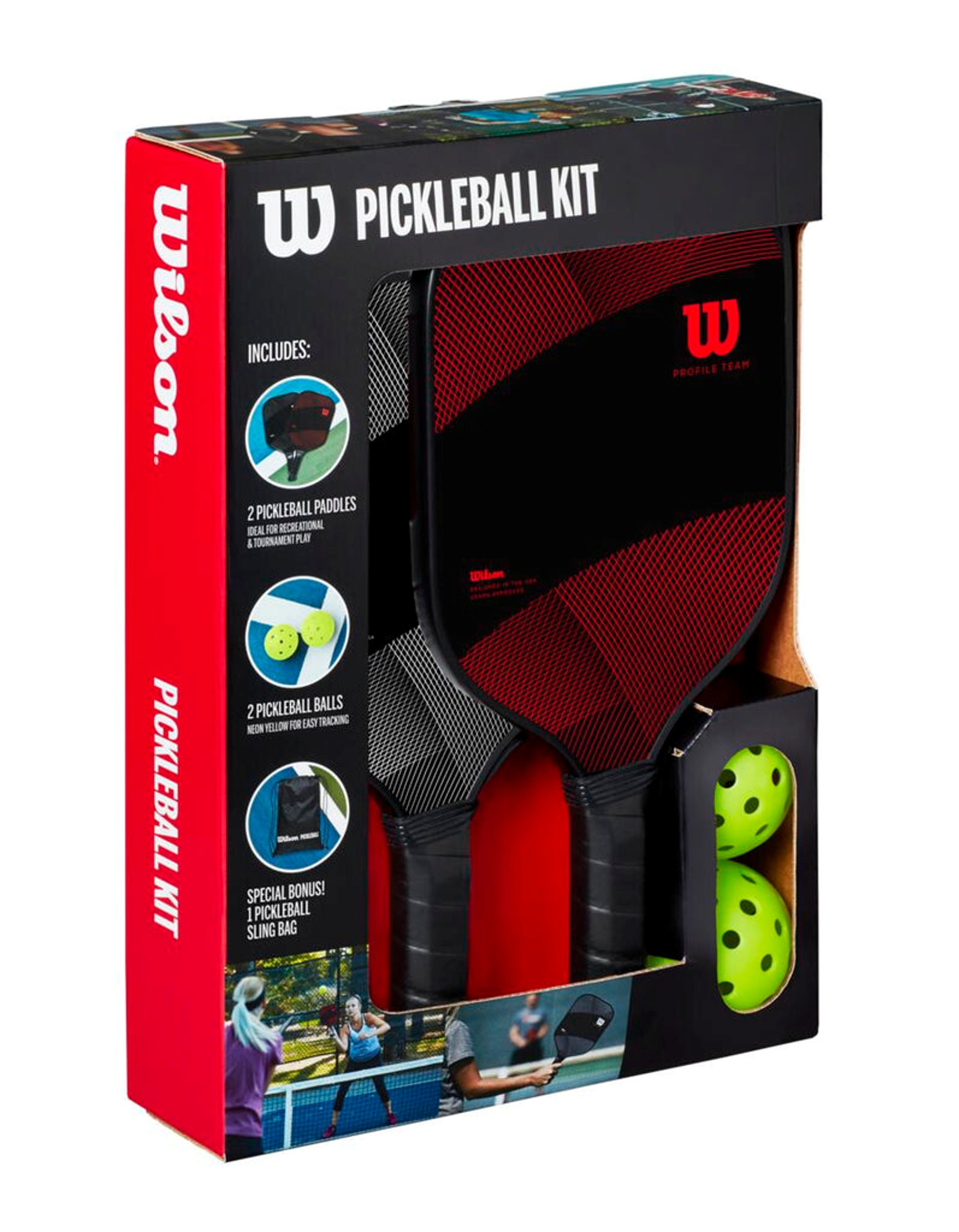 Rakuten - Wilson ウィルソン　ピックルボール KIT（パドル2本セット）