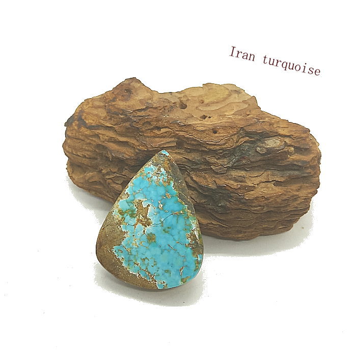 TR-33 ターコイズ ルース ドロップ32ct【Persian(ペルシアン)Iran(イラン)】アクセサリー/材料/天然石