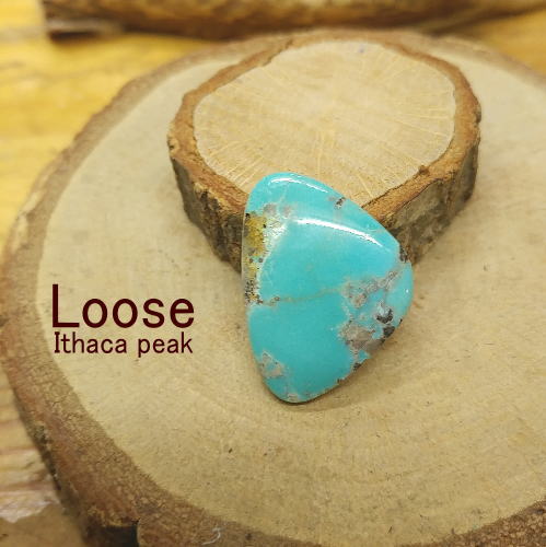 ターコイズルース(3.2g)パイライト【Ithaca peak(イサカピーク)】turquoise【メール便OK】/アクセサリー/材料/彫金/コレクション