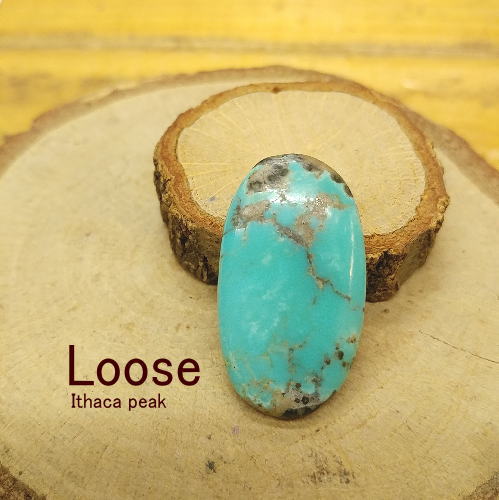 ターコイズルース(5g)パイライト【Ithaca peak(イサカピーク)】turquoise【メール便OK】/アクセサリー/材料/彫金/コレクション