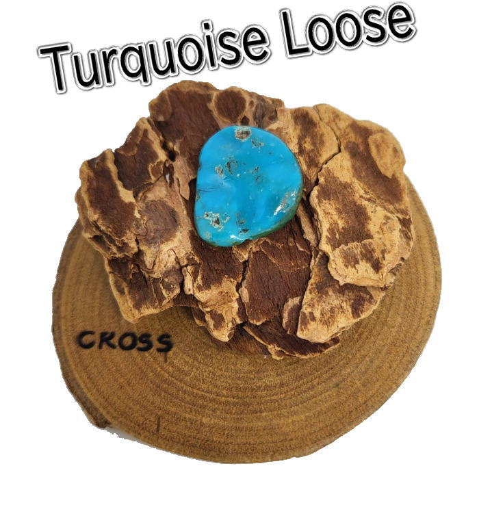 Turquoise - ru-167 スリーピングビューティーターコイズルース オーバル アクセサリー クラフト 材料 彫金