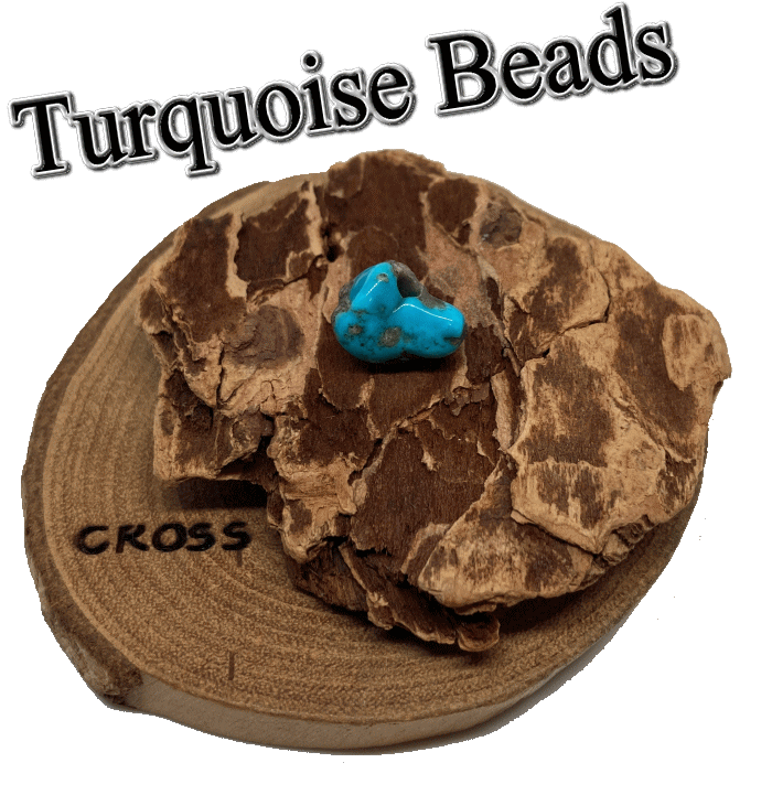 AT-32　極上ターコイズビーズ 大穴タイプ スリーピングビューティー　アクセサリー/パーツ/ゴローズのカスタムにいかがですか？