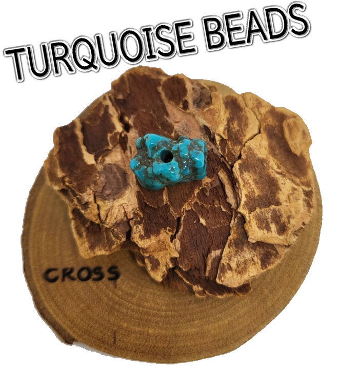 AK-30 ターコイズビーズ 大穴タイプキングマンナゲットターコイズ/アクセサリー/パーツ/ゴローズのカス..