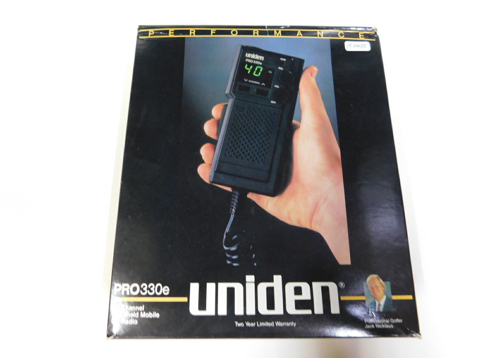 CL3101 デコトラ CBラジオ Uniden Pro-330e 取締り回避 合法 CB無線 取説付 受信専用モデル 40CH