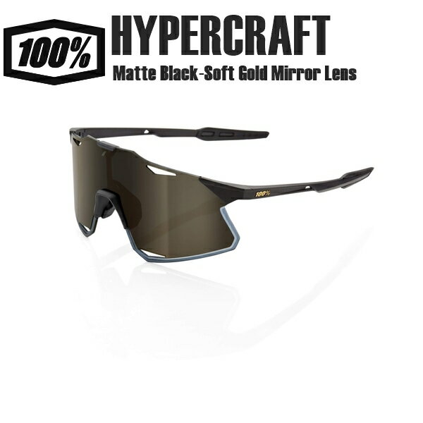 100% ϥɥå HYPERCRAFT Matte Black-Soft Gold Mirror Lens ϥѡե 󥰥饹 ݡĥ󥰥饹 ž 