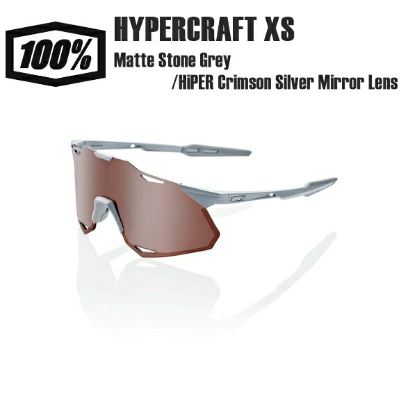 100% ϥɥå HYPERCRAFT XS Matte Stone Grey/HiPER Crimson Silver Mirror Lens 󥰥饹 ݡĥ󥰥饹 ž 