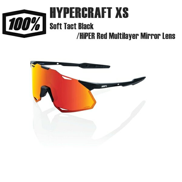 100% ϥɥå HYPERCRAFT XS Soft Tact Black/HiPER Red Multilayer Mirror Lens 󥰥饹 ݡĥ󥰥饹 ž 
