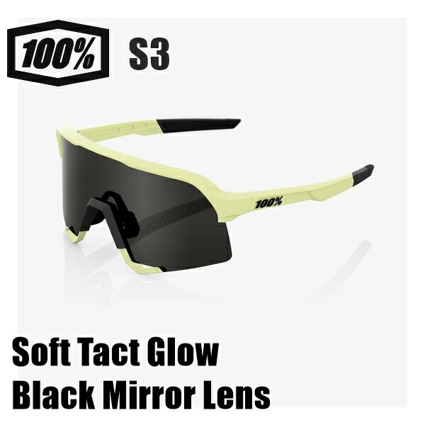 100% ϥɥå S3 Soft Tact Glow Black Mirror Lens 󥰥饹 ݡ ž 