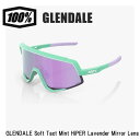 100% ワンハンドレッド GLENDALE Soft Tact Mint HiPER Lavender Mirror Lens サングラス スポーツ 自転車 野球