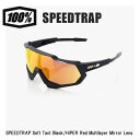 100% ワンハンドレッド SPEEDTRAP Soft Tact Black/HiPER Red Multilayer Mirror Lens サングラス スポーツ 自転車 野球