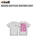 cinelli チネリ RACING BICYCLES HEATHER GREY Tシャツ サイクルウェア 自転車