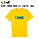 cinelli チネリ CINELLI MILANO GOLDEN YELLOW Tシャツ サイクルウェア 自転車