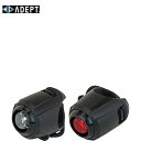 ADEPT アデプト アイボール コンボ WR BLK/BLK LPF20100 自転車 ヘッドライト