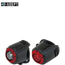 ADEPT アデプト アイボール コンボ WR BLK/RED LPF20101 自転車 ヘッドライト