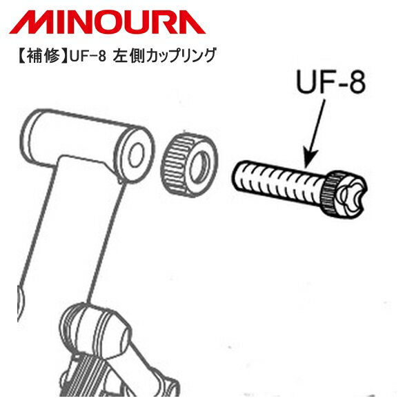 MINOURA ミノウラ 【補修】UF-8 左側カップリング 自転車 スタンド ラック