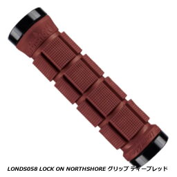 LizardSkins リザードスキンズ LONDS058 LOCK ON NORTHSHORE グリップ ディープレッド 自転車 グリップ