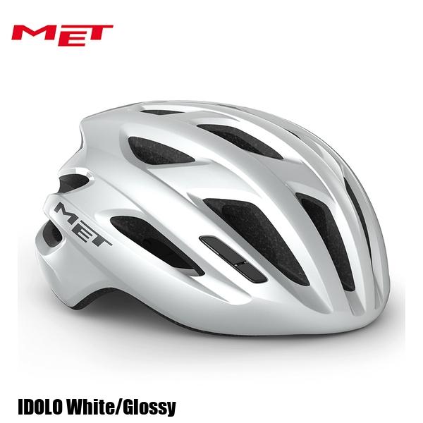 MET メット ヘルメット IDOLO White/Glossy 自転車 ヘルメット ロードバイク