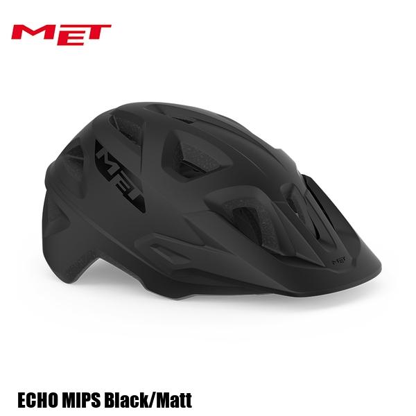 MET メット ヘルメット ECHO MIPS Black/Matt 自転車 ヘルメット ロードバイク