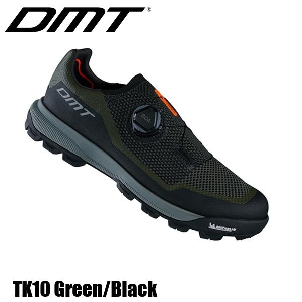 DMT ディーエムティー TK10 Green/Black 自転車 シューズ 靴 抜群の快適性と通気性を備えた最も頑丈なオフロードシューズ さまざまな地形でのトレイルライディング用に設計されたバーサタイルシューズ。アンチスクラッチストレッチ...