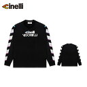 cinelli チネリ LONGSLEEVE VIGORELLI BLACK ロンT 長袖 カジュアルサイクルウェア 自転車