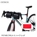 OSTRICH オーストリッチ POTARI フロント X ハーフ レッド フロントバッグ