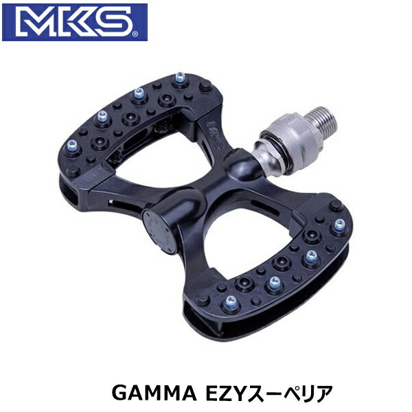 MKS ミカシマ 三ヶ島製作所 ガンマ(GAMMA) EZYスーペリア ペダル ブラック 自転車 フラットペダル