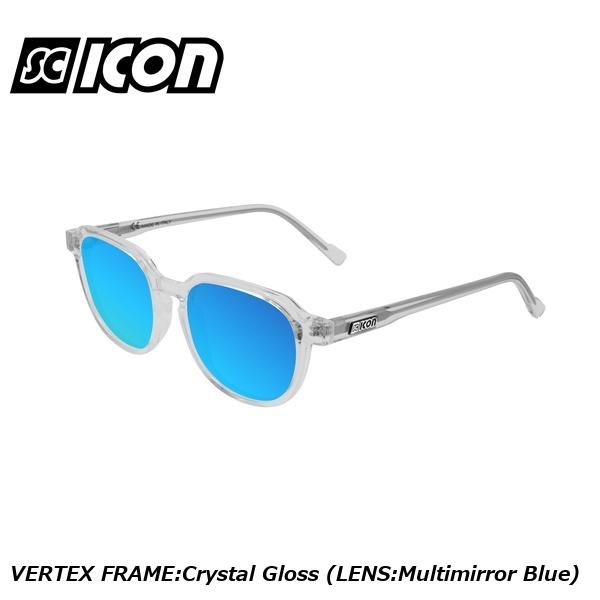 SCICONSPORTS シーコン SCICON SPORTS VERTEX FRAME:Crystal Gloss (LENS:Multimirror Blue) スポーツサングラス