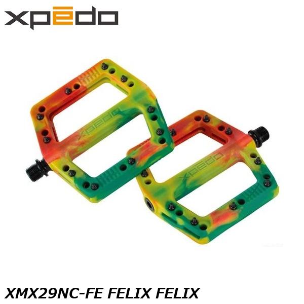 XPEDO エクスペド XMX29NC-FE FELIX FELIX 自転車 フラットペダル FELIXフラットペダルは、ナイロンコンポジットボディと20本の取り外し可能なピンの組み合わせにより軽量化を実現 Weight: 340g Body: Nylon Spindle: Cromoly Bearings: 1 Cartridge Bushings: 1 DU Pins: 40 G Pins per pair Size: 109x109x16 (mm) ■商品のデザイン、仕様、外観、は予告なく変更する場合がありますのでご了承ください。 サイクルパーツ ペダル クリート 自転車 フラットペダル 自転車 ロードバイク MTB マウンテンバイク シクロクロス クロスバイクFELIXフラットペダルは、ナイロンコンポジットボディと20本の取り外し可能なピンの組み合わせにより軽量化を実現 Weight: 340g Body: Nylon Spindle: Cromoly Bearings: 1 Cartridge Bushings: 1 DU Pins: 40 G Pins per pair Size: 109x109x16 (mm) サイクルパーツ ペダル クリート 自転車 フラットペダル 自転車 ロードバイク MTB マウンテンバイク シクロクロス クロスバイク