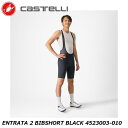 CASTELLI カステリ ENTRATA 2 BIBSHORT BLACK 4523003-010 自転車用 ビブショーツ