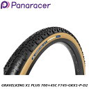 Panaracer パナレーサー GRAVELKING X1 PLUS 茶サイド 700×45C F745-GKX1-P-D2 グラベル用オフロードタイヤ 自転車(4)