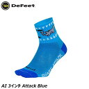 DeFeet ディフィート AI 3インチ Attack Blue サイクルソックス 靴下
