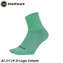 DeFeet ディフィート AI 3インチ D-Logo Celeste サイクルソックス 靴下