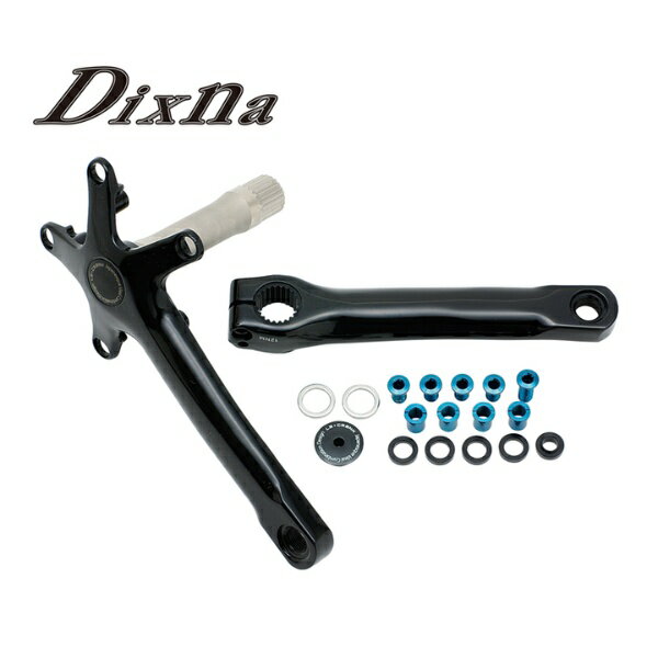 （Dixna/ディズナ) （自転車用クランク）ラ・クランク アームセット BK
